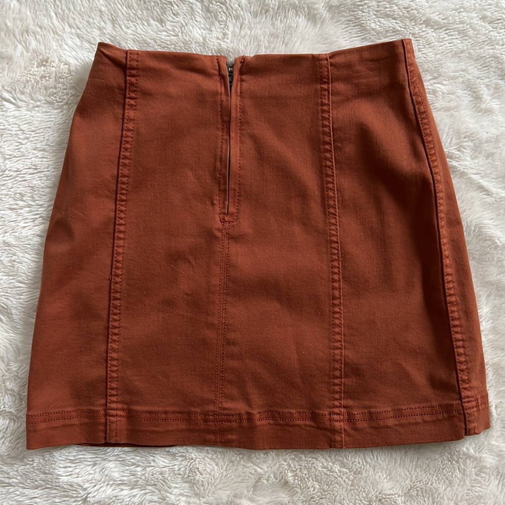 Wild Fable Rust Mini Skirt - Picture 4 of 5